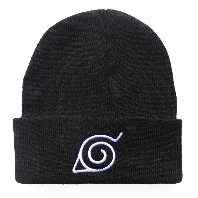 Japan Anime NRT Imprimé chapeaux de mode pour femmes automne chaudes doux mens tricot chapeau extérieur hip hop homme hiver caps Q231212
