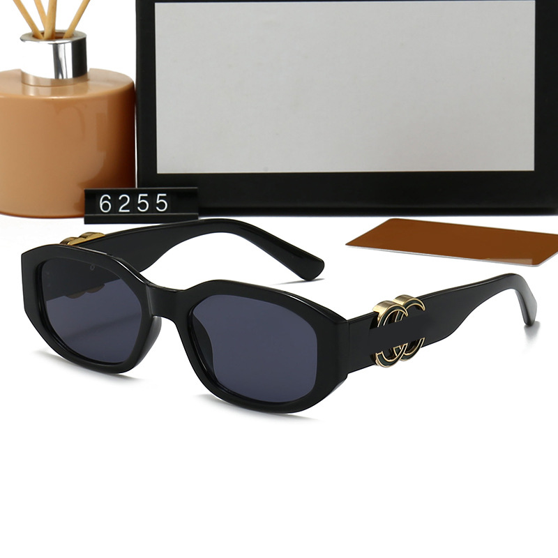 Retro Designer Mens Sunglasses Tijn Eyewear Frame Women Luxury Brand Polarized Sun Glasses UV400 Goggle with 5 Color Optional GC