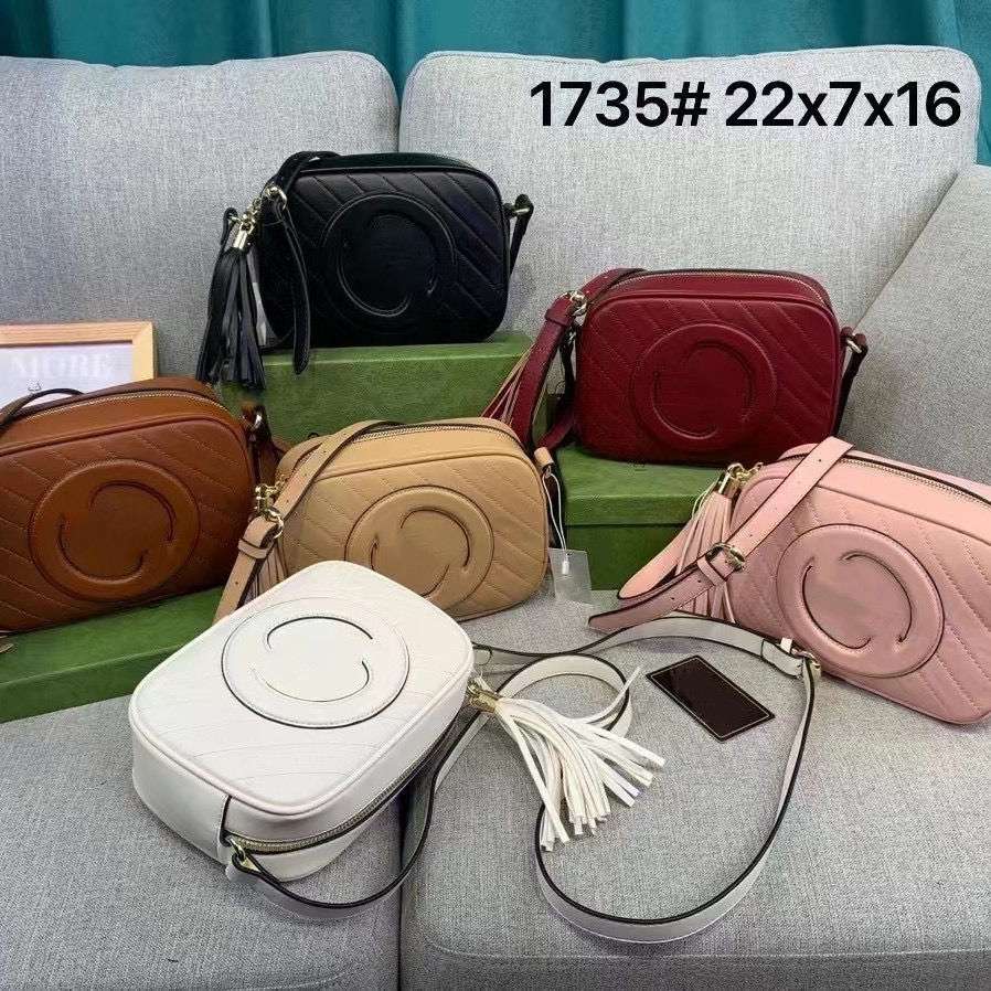 Blondie Camera Bag Tassels Soho Cross Body Bags Zipper Closure Fashion Letters Plain Shoulder Bags High Quality Designer Tote Wallet Women Handba