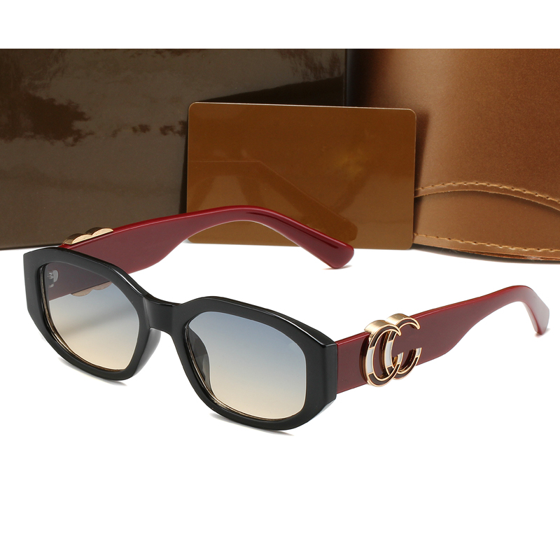 Designer Sunglasses for Man Woman Classic Driving Goggle Sun Glasses 6 Colors Adumbral Square Eyeglasses with Box-image-928970535