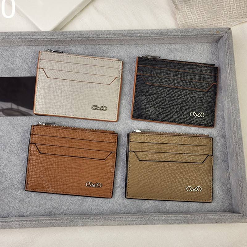Luxury Design Genuine Leather for Women's Fashionable Classic Car Stitching with Contrasting Colors Ultra Thin and Portable Zero Wallet Cred-image-929119131