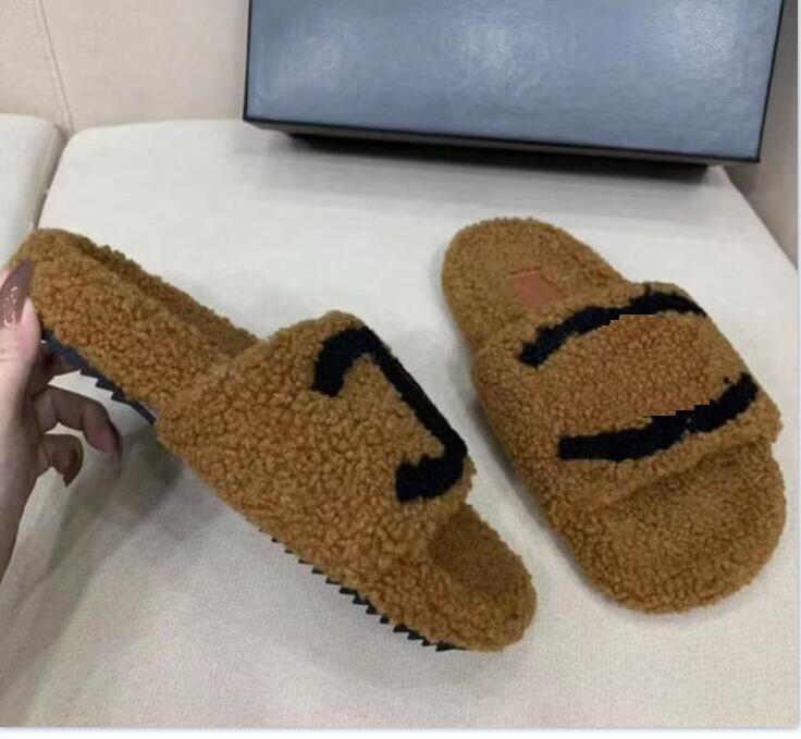PASEO FLAT COMFORT MULE Luxury Slide Designer Fashion Women Wool Sandals Warm Comfort Slippers Woman Slipper Shoes Slides Scuffs fur shoe Sandal-image-929148864