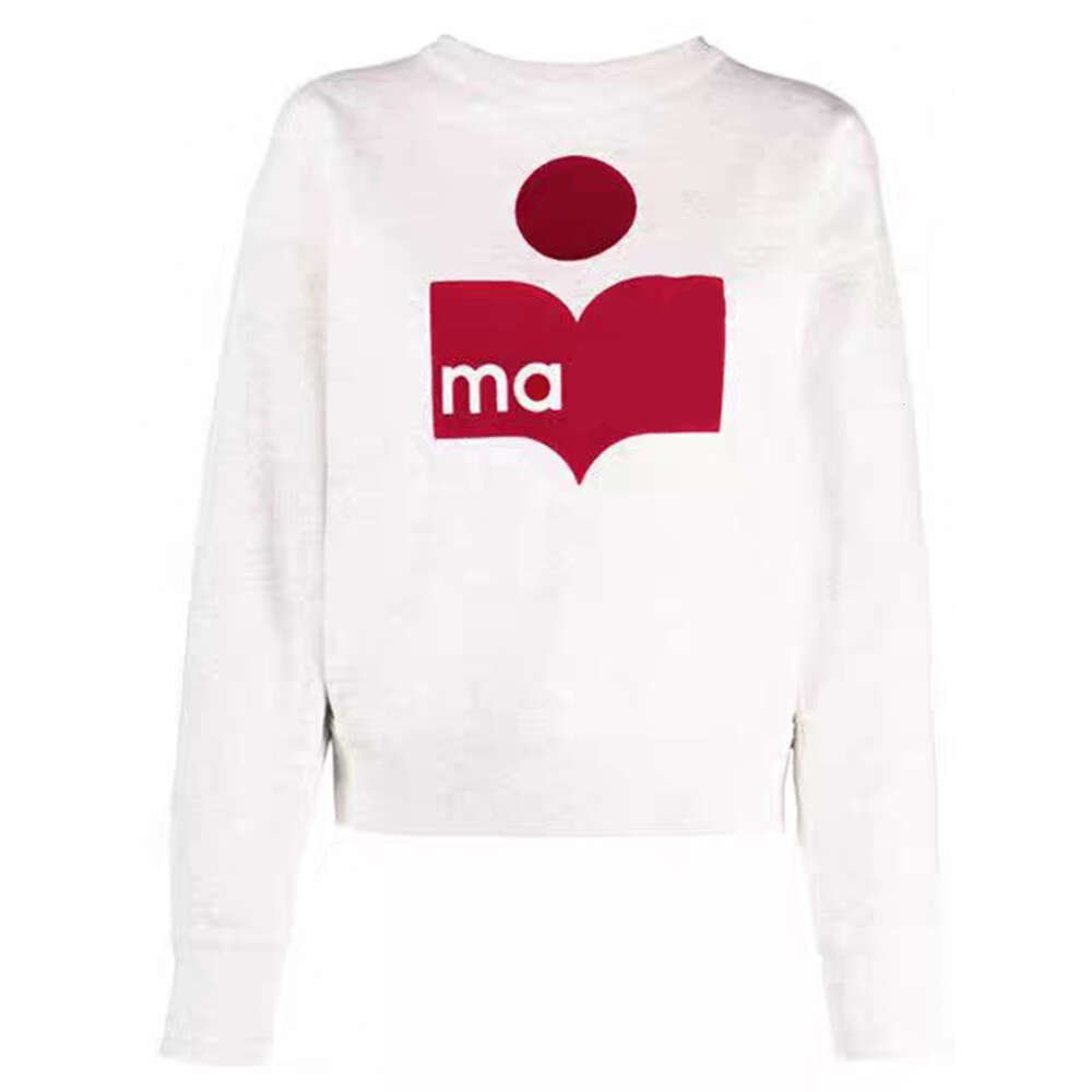 Isabel Marsnt Hoodie Designer Long Sleeve Fashion Quality Classic Trend Blend Isabel Sweatshirt Luxury Cotton Pullover Stylish Letter Pattern Long S