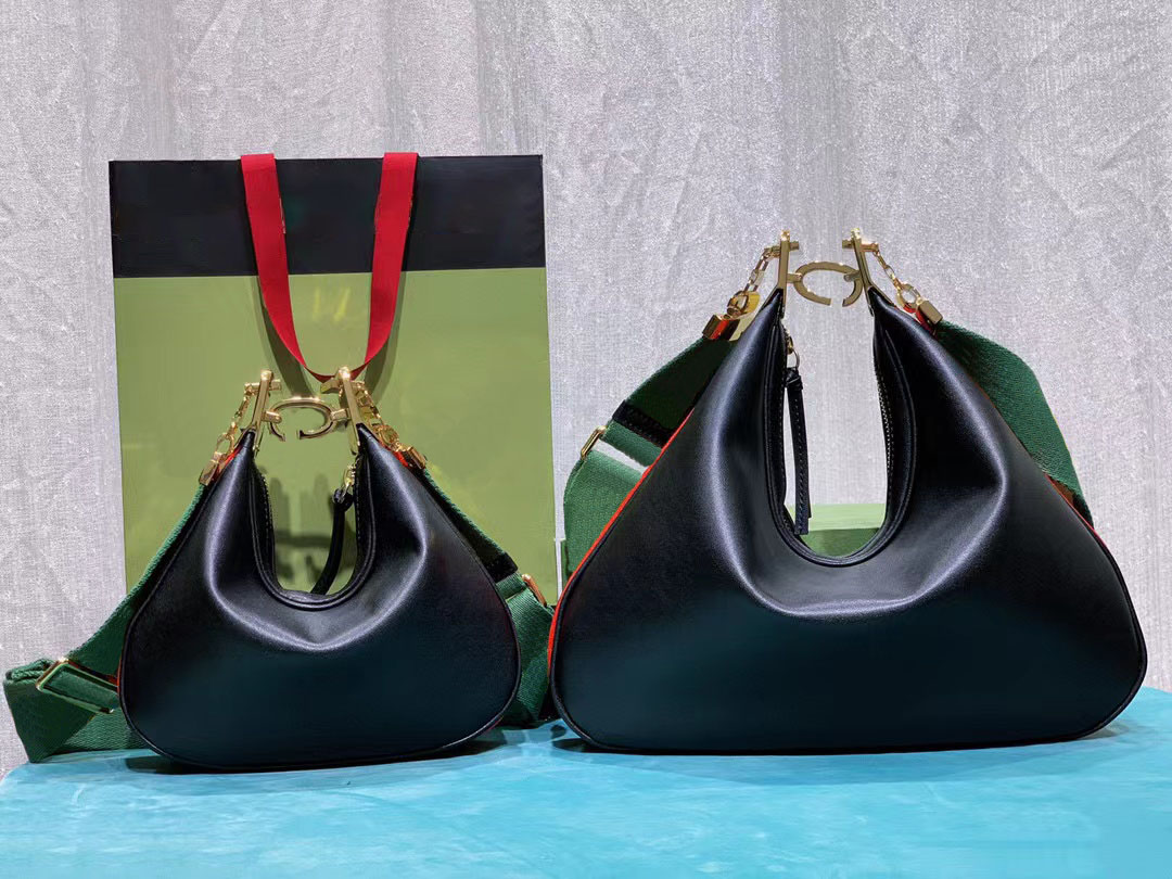 Women Shoulder Bags Hobo Half Moon Croissant Designer Bag Canvas Leather Satchel Vintage Crossbody Luxury Clutch Handbag Tote Crossbody Purse