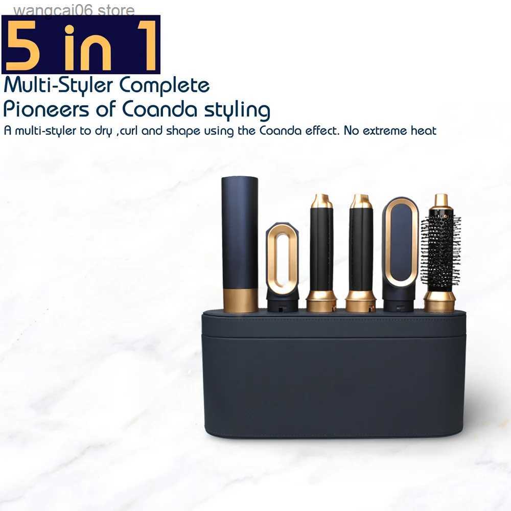 Electric Hair Dryer New Hair Dryer Multi Hair Styler 5 in1 Curling Iron Hair Straightener With Hair Brush Hairdryer For Hair Dryer Hair Multi Sty-image-929544112