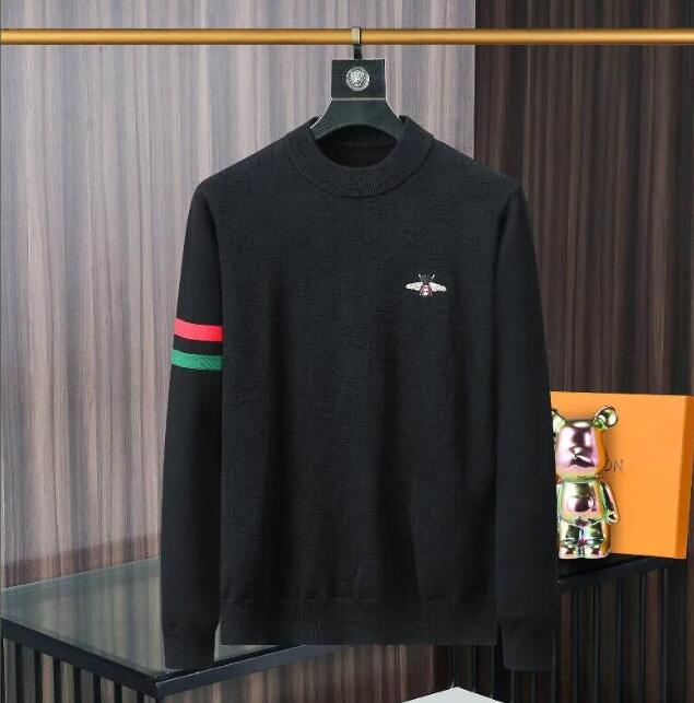 Men's Sweaters 2024G winter spring Mens casual Luxury stripe Sweater Sweatshirt Knitted Knitwear Designer warm classic jumper Sweaters 3XL
