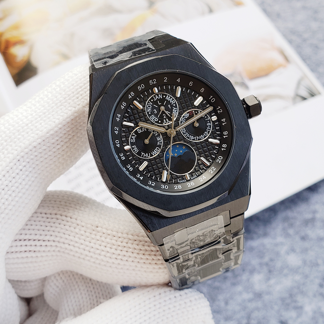 Fashion Mens Steel Band Movement High quality All dial Mechanical Automatic Date Watch 42MM