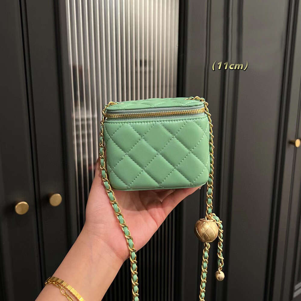 Women Crossbody Bags Shoulder Handbags Designer Luxury Mini Portable Box Cosmetic Lipstick Bag Sheepskin Black Ladies Fashion Small Purs