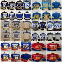 Reverse Retro Ice Hockey 91 Vladimir Tarasenko Jersey 10 Brayden Schenn 50 Binnington 55 Colton Parayko 57 David Perron Ryan O`Reilly Winter Classic Blue Red White Man