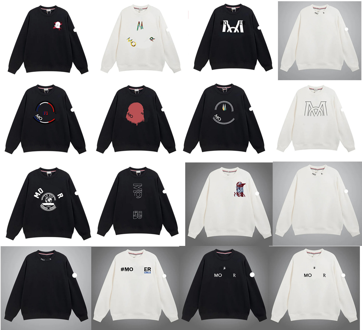 Luxury France Mens Men's Hoodies Flocking Logo Knitted designer brand women Parkas Panel Casual coats Bomber Sweatshirts High Quality eur si