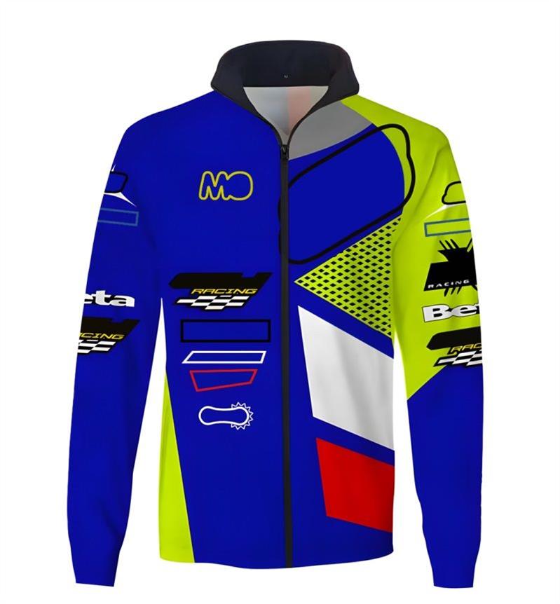 La nouvelle combinaison de descente pour vélo de montagne, combinaison de course de moto tout-terrain, matériau en polyester, pull coupe-vent peu