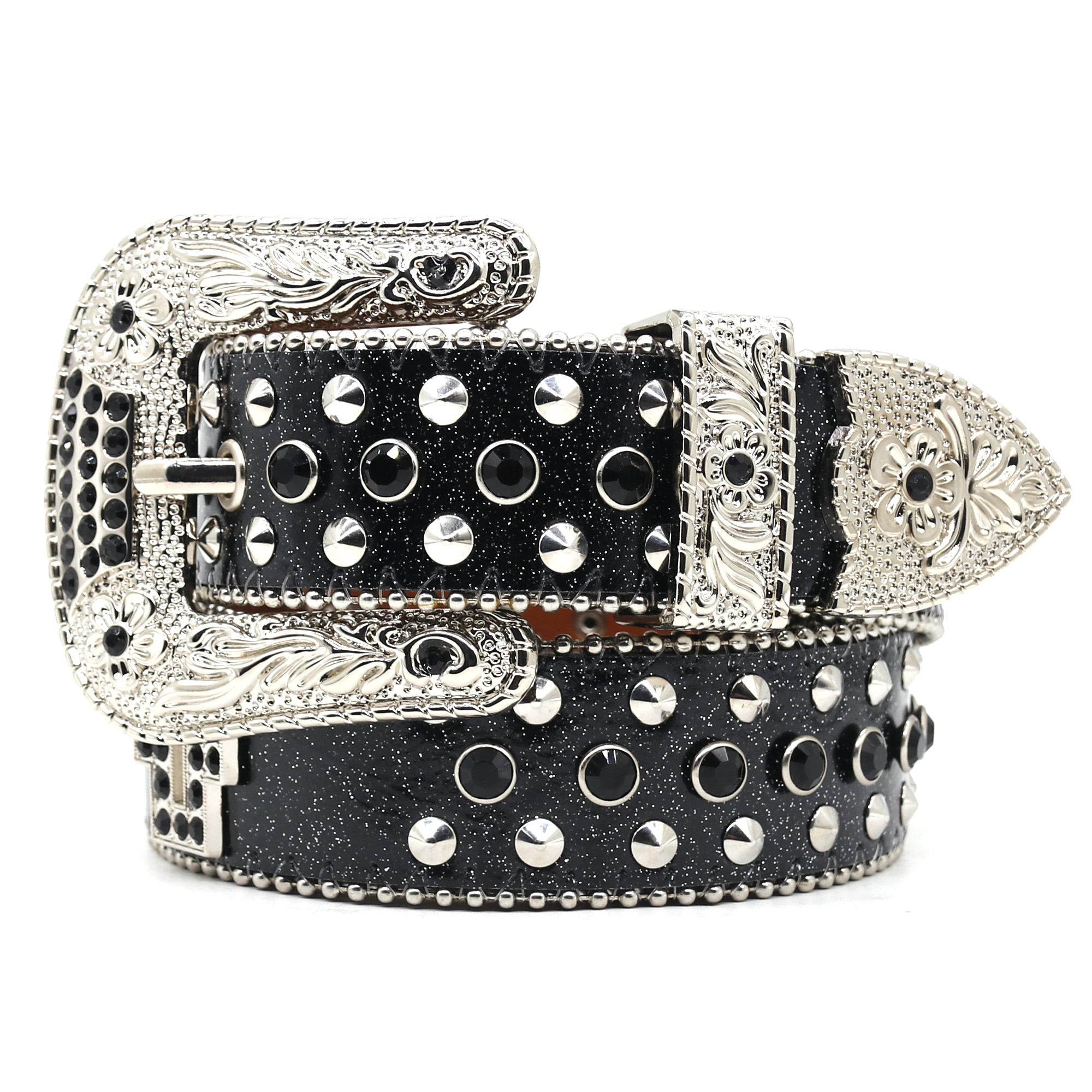 Fashion Designer Bb Simon Belts for Women Men Shiny Skull buckle diamond belt Classic diamond Flash rivet strap body and comfortable soft durable-image-930295184