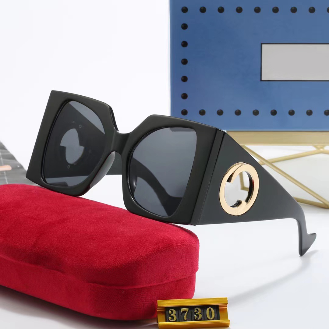 Big Frame Sunglasses Designer Beach Sunglass Fashion Women Adumbral Sun Glass Goggle 7 Colors Option Eyeglasses-image-930206232