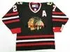   blackhawks jersey black