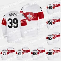 Hockey Jerseys Switzerland Women`s Hockey Ida 2022 Winter Home Jersey Phoebe Staenz Saskia Maurer Caroline Spies Rahel Enzler Sinja Leemann Alina Marti