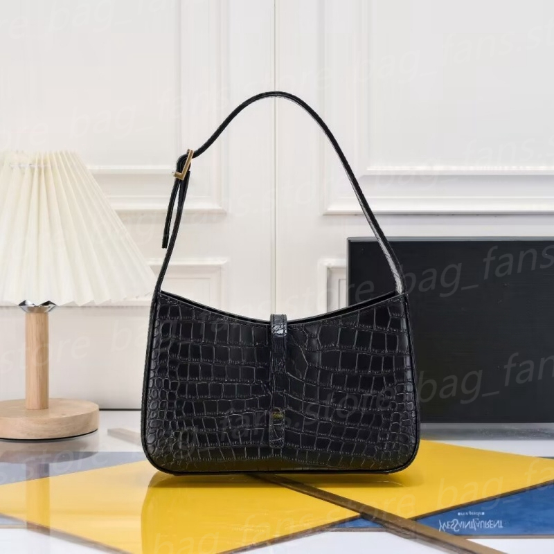 Fashion Designer Shoulder Bags Women's Outdoor Fashion Bags with Plain Weave Crocodile Pattern 18859-image-930232284