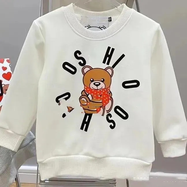 baby clothes Kid designer Streetwear Hiphop Pullover Loose Fashion Letter bear Printed Tops brand Children Casual Sweatshirt Baby Clothing-image-930209854