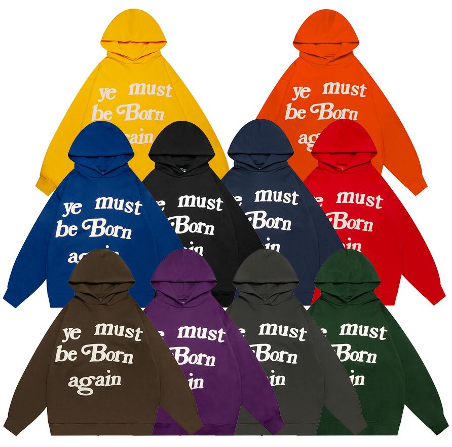 Mens Women Designers Hoodies T shirt Fashion Autumn Winter Full Print foam Hip Hop Loose Sweatshirt Sweatpants-image-926922502