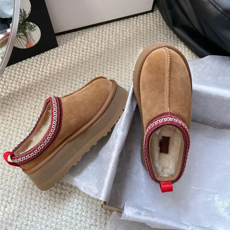 Designer Classic Ultra new Mini Boots Snow Boot Platform Women Men Fur Slipper Slide Tasman Tazz Chesut Sand Mustard Seed Beige Driftwood Australian