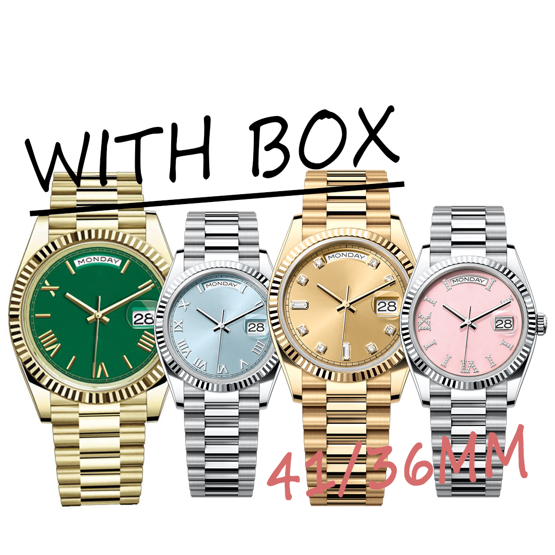 Date Mens watch designer watches high quality 36/41MM automatic movement Full stainless steel Good Watch women Roman Super Luminous Wristwatch Mo-image-931007035
