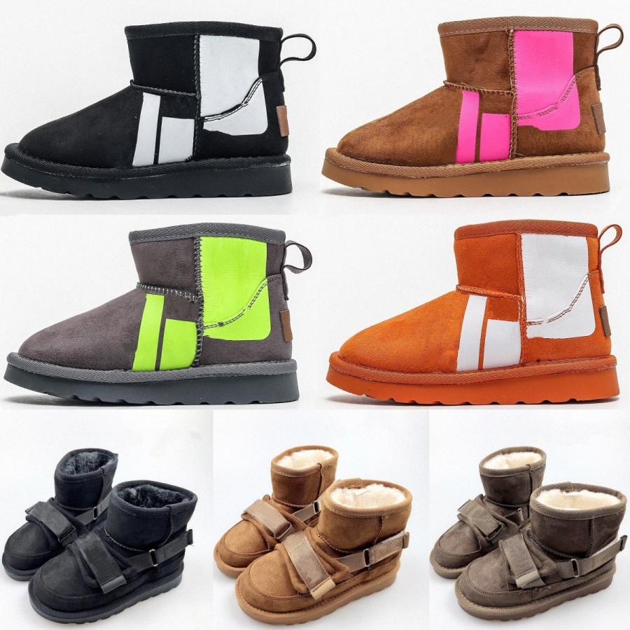 Kids Australia Ultra Mini Hybrid Boot Classic Shoes Girls Children Winter Snow Boots Youth Outdoor Footwear Girl sneakers designer fur todd 76Nm#-image-930785651
