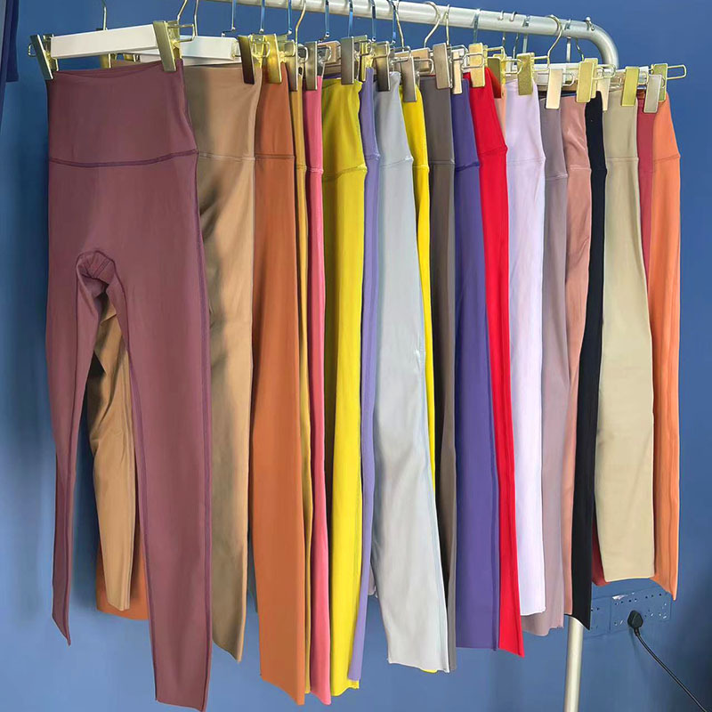 Yoga align leggings clothes High Waist Yoga Pants Women Push-up Fitness Leggings Soft Elastic Hip Lift T-shaped Sports Pants Running Training Lad-image-932235535