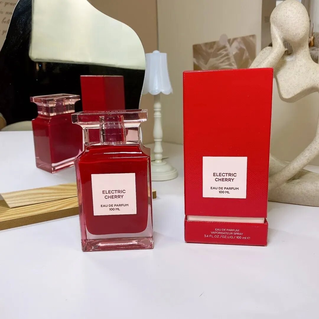 Top Quality Perfume TOBACCO VANILLE ELECTRIC CHERRY Smoke Oud Wood SOLEIL De Parfum Spray 100ml 1.7 FL.OZ Lady Parfums Long Lasting Scents Brand-image-802943177