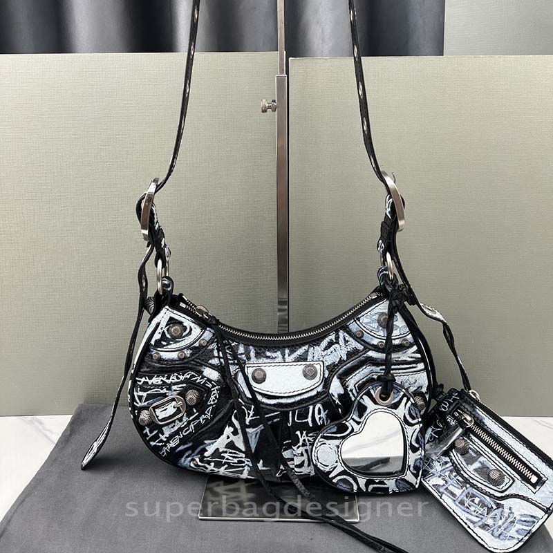 7A Le Cagole Motorcycle Tote Bag Handbags Bags Crossbody Shoulder Women Lady Luxury Designers Genuine Leather Clutch Wallet Purse Pochette Vintag-image-932634209