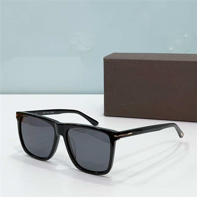 Nouveau design de mode lunettes de soleil carrées 0835 monture en acétate de forme classique style simple et populaire lunettes de protection UV4