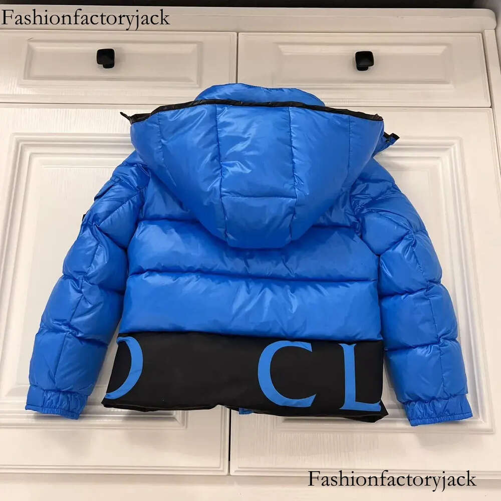 Baby Clothes Coats Kids Clothes Kid Designer Coat Girl Boys Clothe Luxury Patchwork Splicing Letters 90% White Duck Down Wind and Cold-image-1046548992