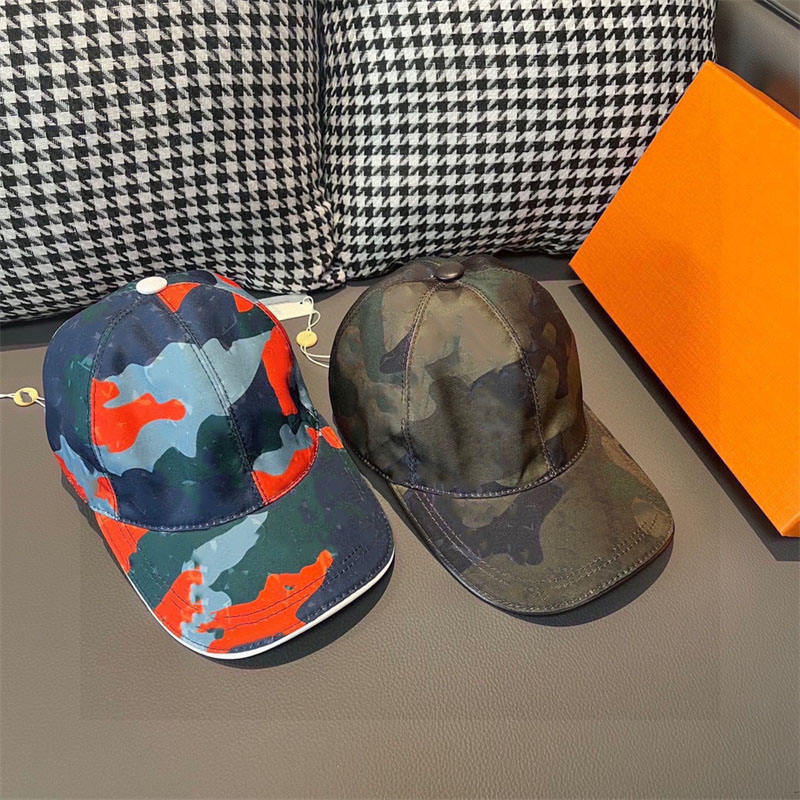 Designer baseball cap casquette striped brand adjustable fashion city walk street muticolor camouflage beach party hats sports simple.-image-932892331
