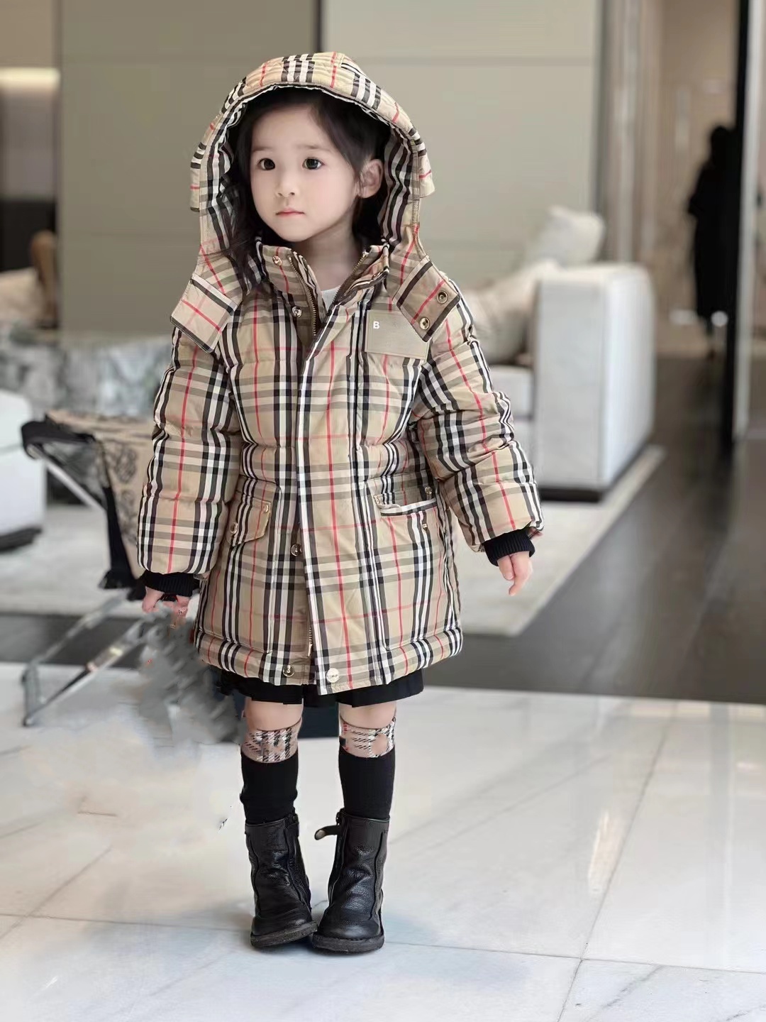 Kid Designer Kids Coats Baby Clothes Hooded Winter Coat Jacket Boy Girl Thick Warm Outwear clothe 90% White Duck Jackets Fasion Windproof Design
