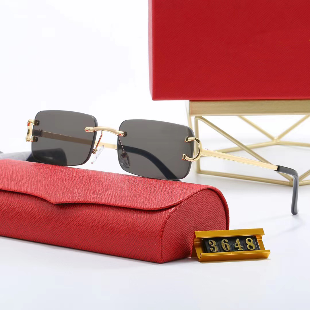 Designer Sunglasses Woman Mens Sunglass Fashion Sun Glasses Classic Print Goggle Beach Holiday Adumbral Glass 10 Colors-image-933005318