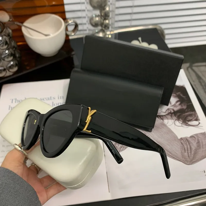 for Sunglasses Designer Letters sunglasses Glasses Sun sunglasses Mens Women Lunette Oversized Letter Frame Polarized Senior Shades UV Protec des-image-935481841
