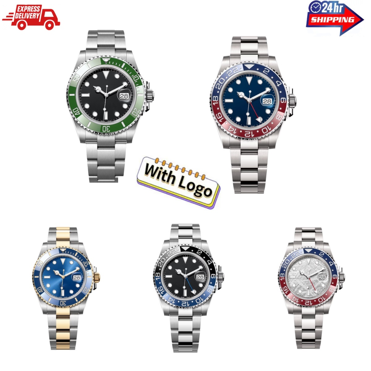 mens watch designer watches high quality automatic mechanical rol watch for man submariners movement Luminous Sapphire Cola bezel 