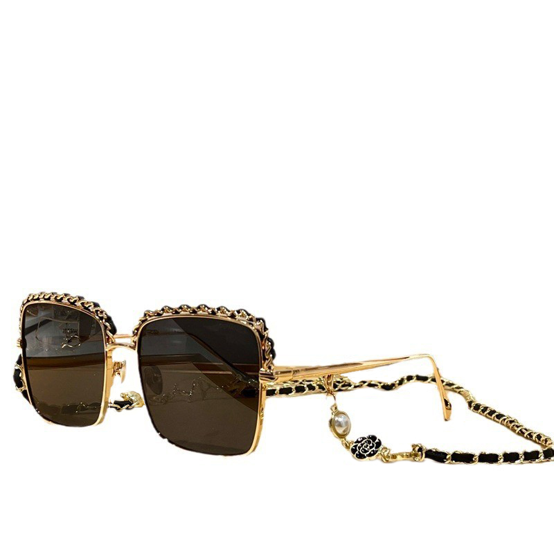 nouvelles lunettes de soleil de mode montures métalliques de luxe pour femmes 9660 2206 frmale lentille de protection uv400 peuvent faire des lun