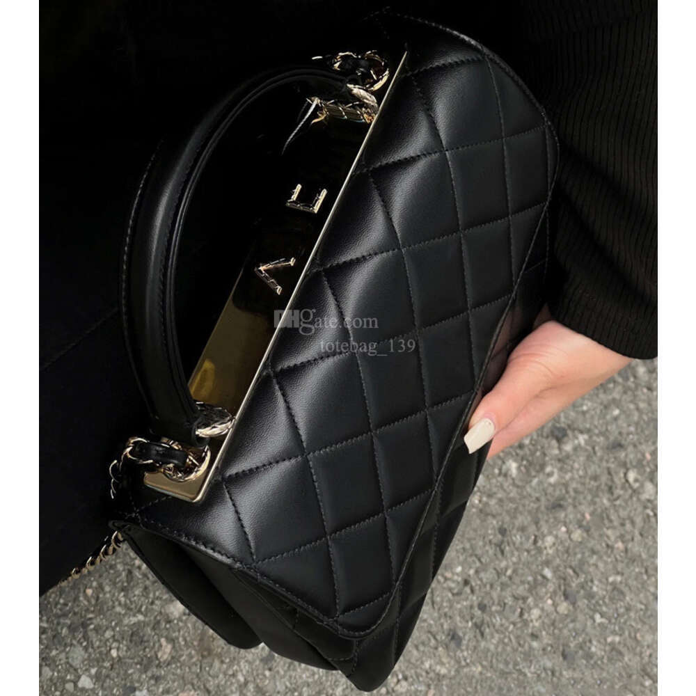 Trendy Designer bag Women Shoulder Bags Crossbody Handbags Sheepskin Diamond Flap Chain Bag Leather Luxury Black Handbag 25cm-image-933702893