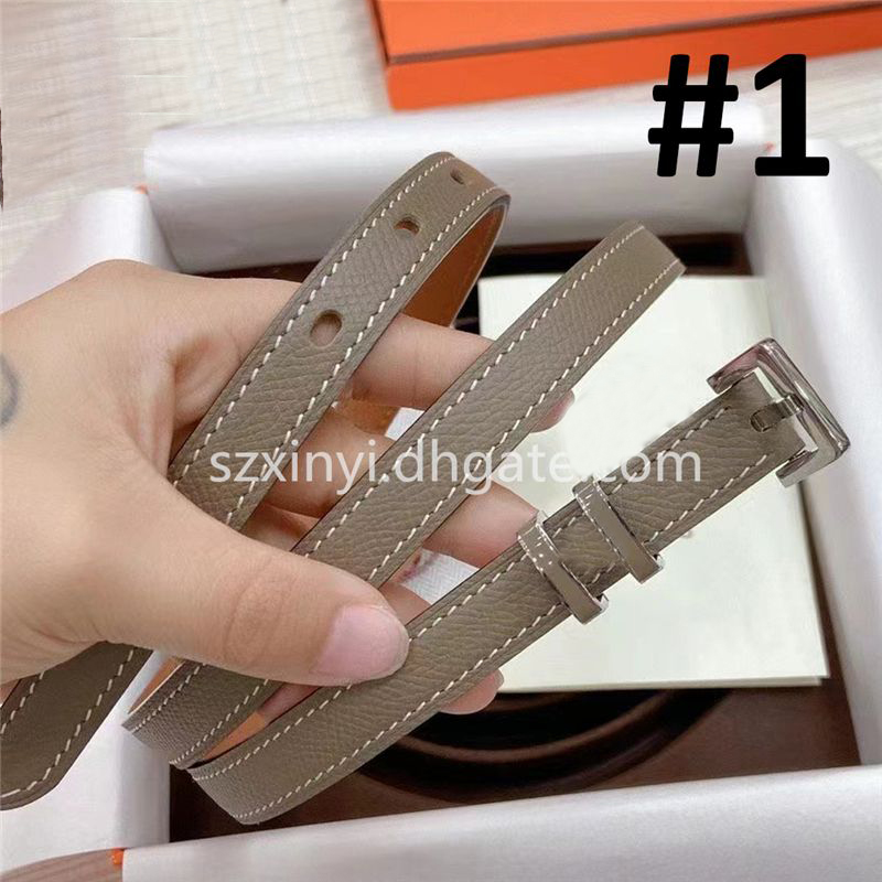 Accessoires de mode Ceinture Logo Or ou Argent Ceintures pour femmes Largeur 1,5 cm avec boîte cadeau
