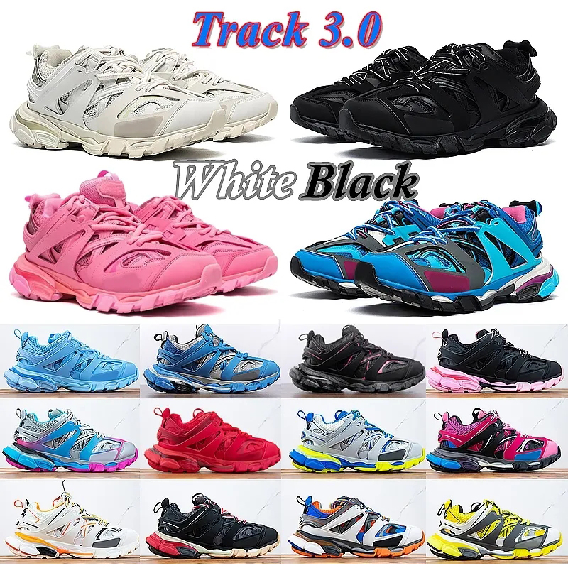 2024 Casual Shoes Triple S track 3.0 Sneakers Transparent Nitrogen Crystal Outsole Running Shoes Mens Womens Trainers Black White Green EUR 35-45