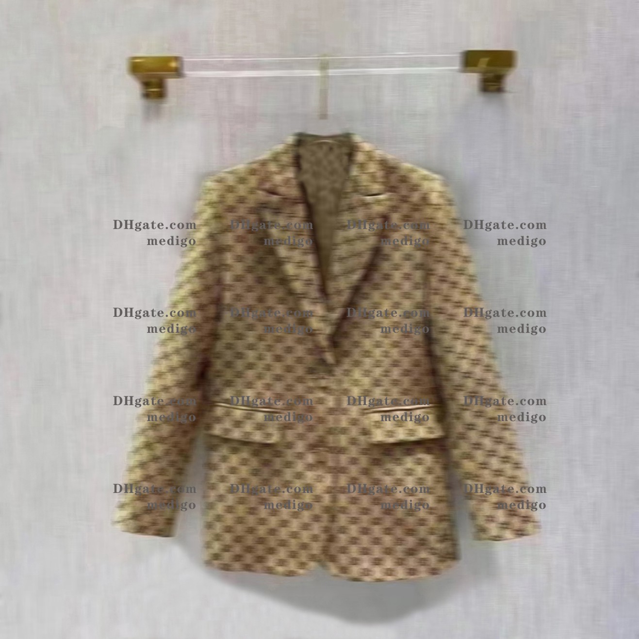 Medigo-8308 fashion women suit designer clothes blazer with full letters spring new released tops