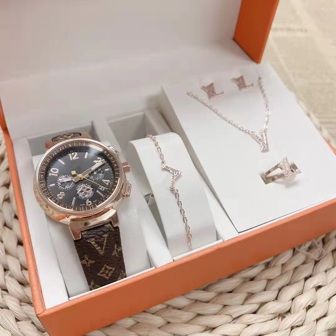 fashion luxury lady watch Top Brand Designer womens watches High quality All Stainless Steel band quartz Waterproof wristwatches for women Christmas