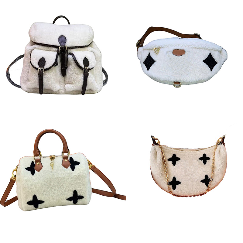 Sac à dos concepteur de ski de ski extérieur sac à dos blanc fur