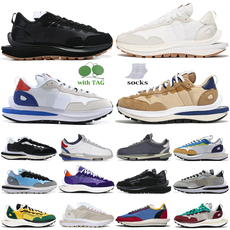 

LDWaffle Women Mens Running Shoes Sacai Waffle VaporWaffle Iron Grey Sail Gum White Black Undercover Sesame Blue Void Dark Sacais Iris Wolf Trainers Sneakers, 34