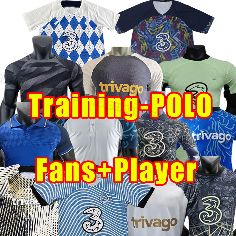 

CFC 2022 2023 PULISIC soccer jerseys Fans Player Version ZIYECH HAVERTZ KANTE WERNER ABRAHAM CHILWELL MOUNT JORGINHO football shirt POLO Training 22 23