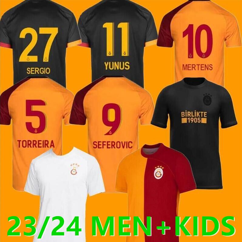 

2023 2024 ICARDI 99 soccer jerseys TORREIRA MERTENS home away Akturkoglu SERGIO 23 24 SEFEROVIC YUNUS GOMIS football shirts adult men short sleeve top
