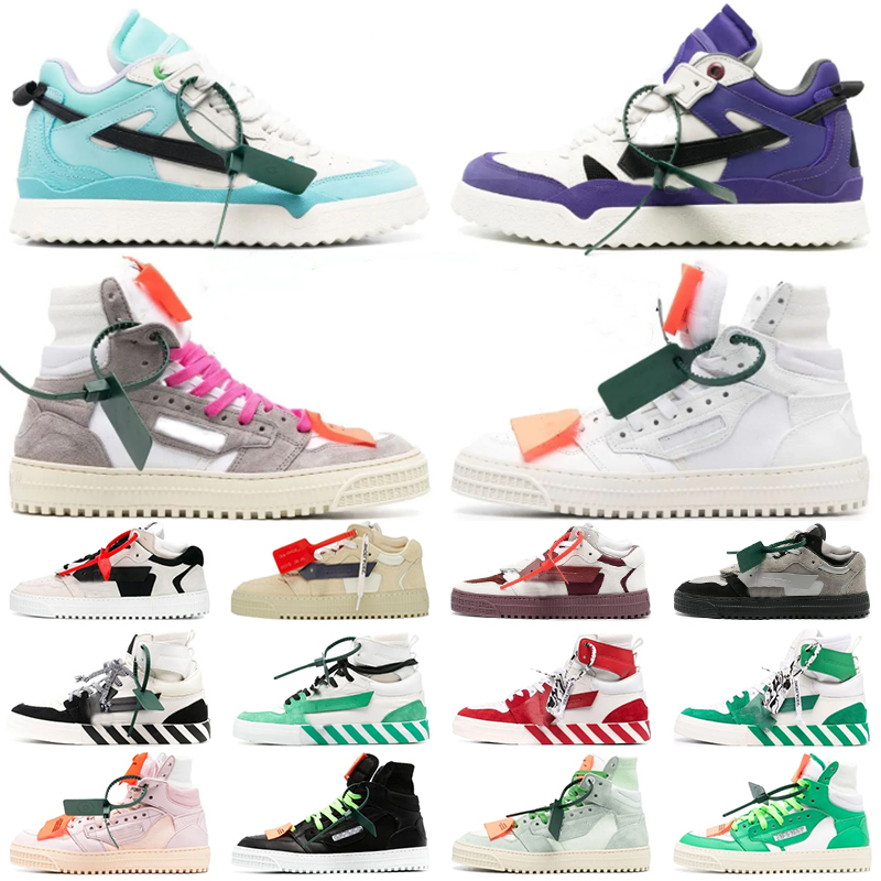 

New Excellent Mid Top Sponge Casual Shoes leather Middle lace Designer Sneakers Virgil Mens for womens Shoes Fashion neaker luxury Off Model White Women Trainers 20%, Colour# 13