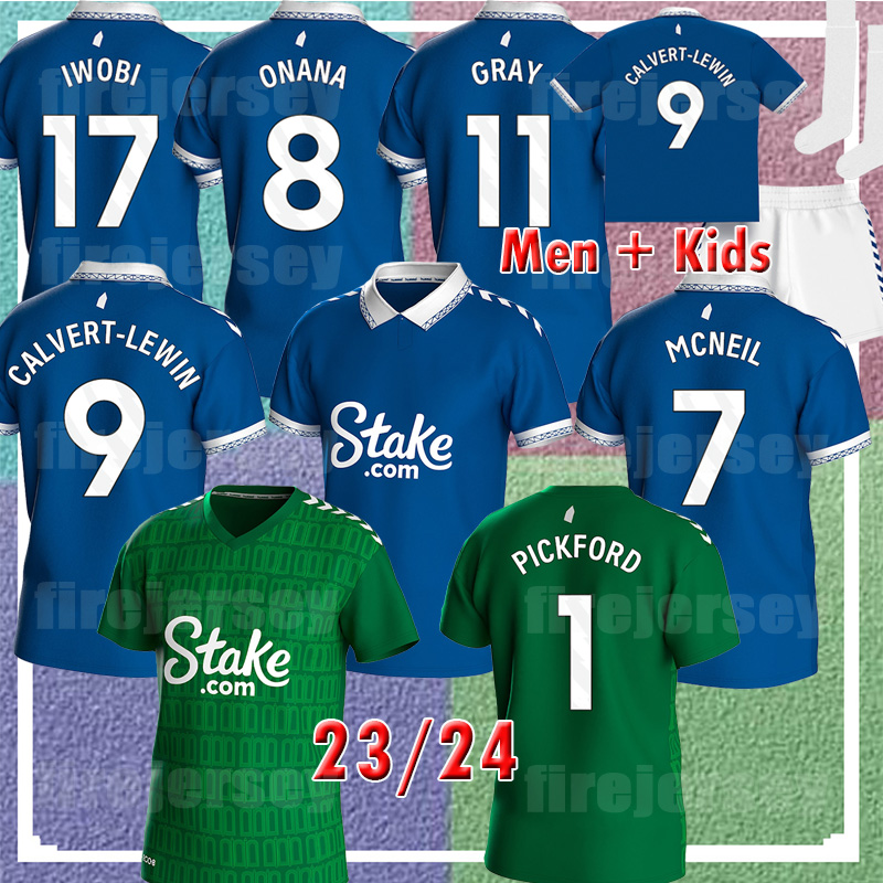 

2023 2024 Rotterdam FERGUSON everton soccer jerseys efc ecw Ratcliffe Bracewell Reid Gary Lineker Kanchelskis RIDEOUT vintage football shirt, 23 24 home
