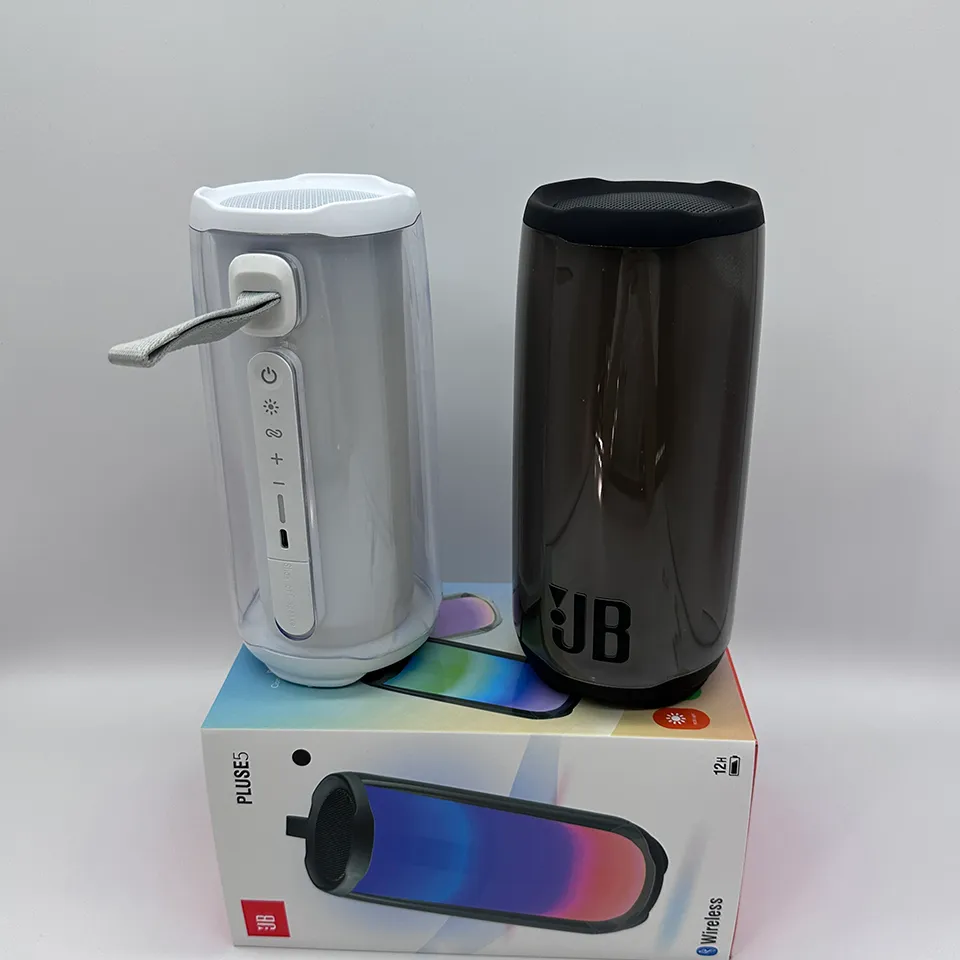 

Pulse 5 Wireless Bluetooth Speaker Waterproof subwoofers RGB Bass Music Portable with Retail Package