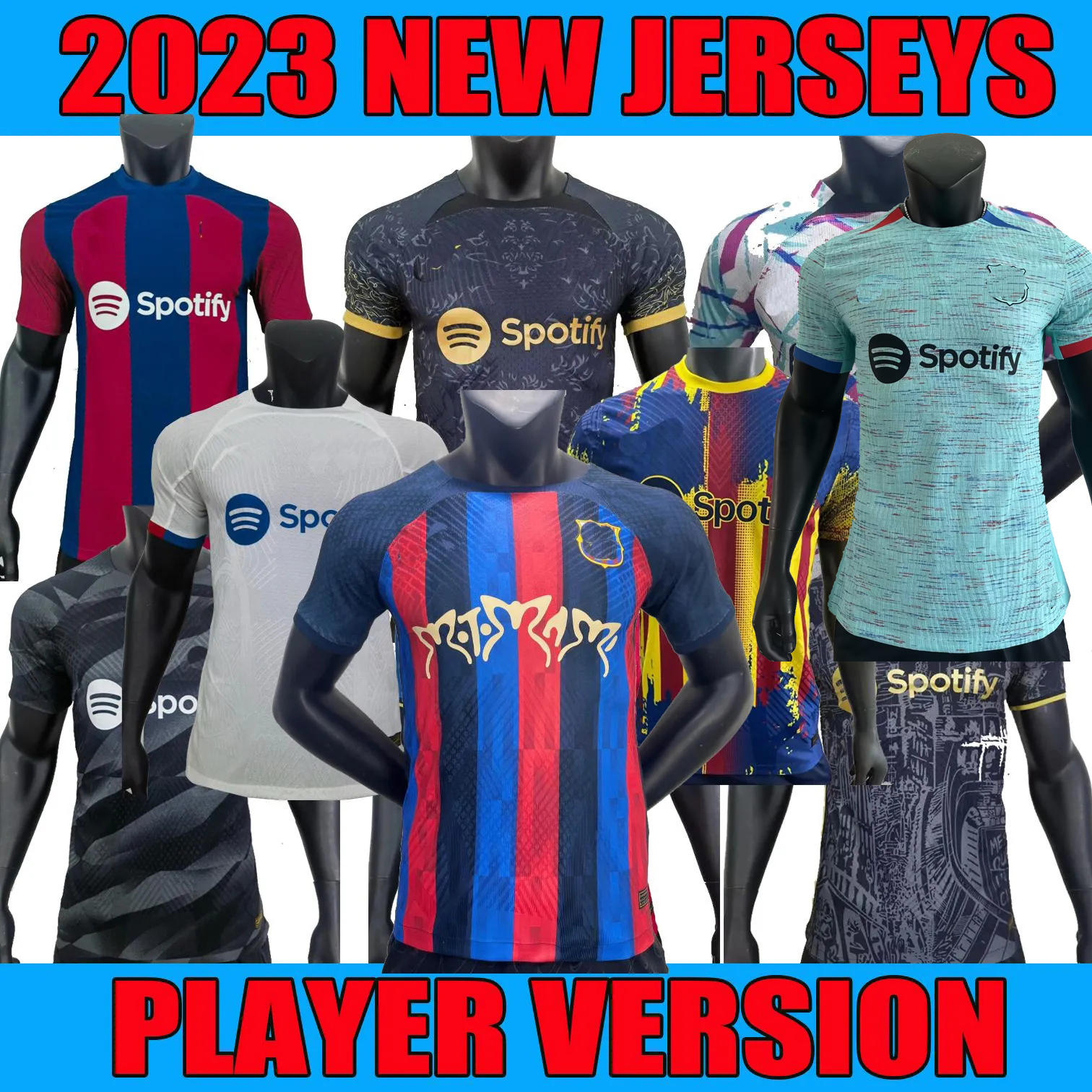 

Soccer jerseys 22 23 24 FC ANSU FATI soccer jersey Player version Camisetas de football home away 3rd MEMPHIS BARCElONA PEDRI BARCA 2023 F. DE JONG DEST shirts sets third