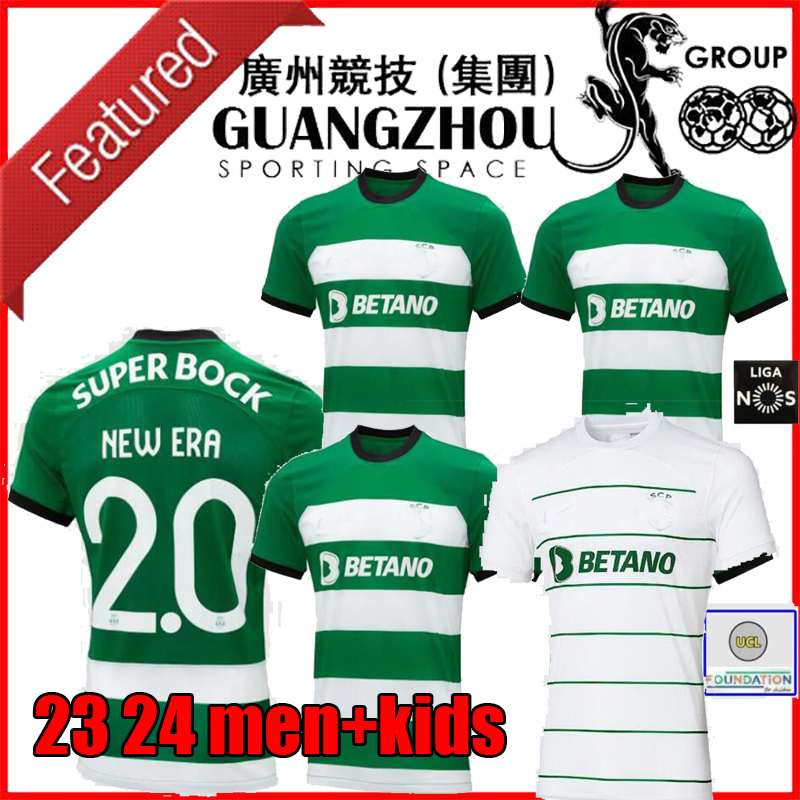 

23 24 Jovane Lisboa soccer jerseys Lisbon Special Sporting CP Sarabia Vietto 2023 2024 Sporting Clube de home football shirt men kids kit maillot Jerseys de futbol, 23 24 home 2